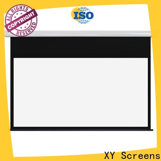 XY Screens motorised projector screen wholesale for home