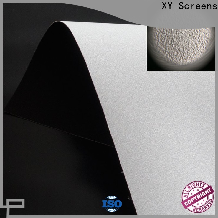 XY Screens standard projector fabric inquire now for thin frame projector screen