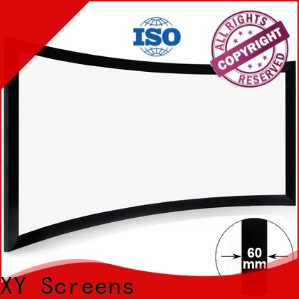 XY Screens slim curved home theater screen factory price for ktv
