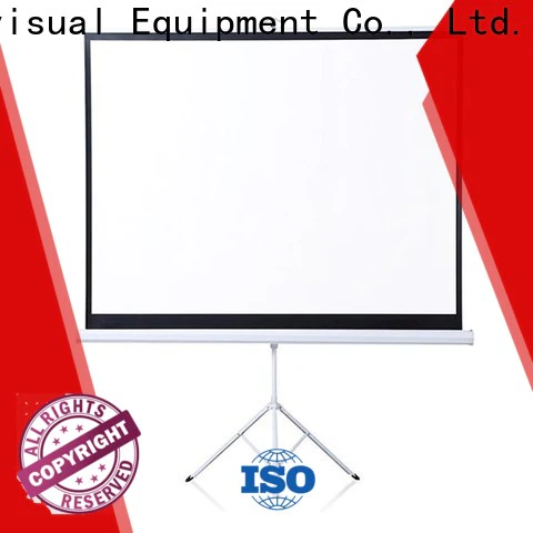 octagonal steel tripod projector screen supplier for meeting