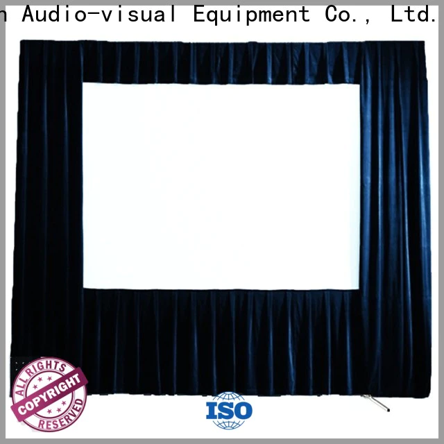 XY Screens retractable outdoor movie projector factory price for public