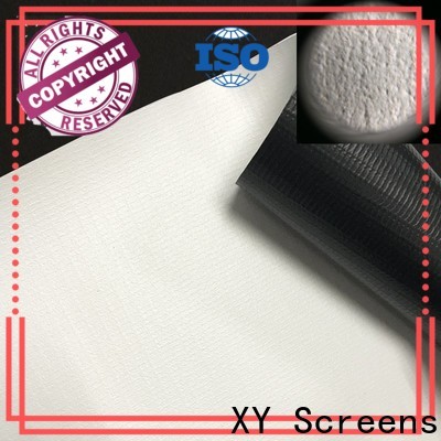 XY Screens flexible front fabrics inquire now for motorized projection screen