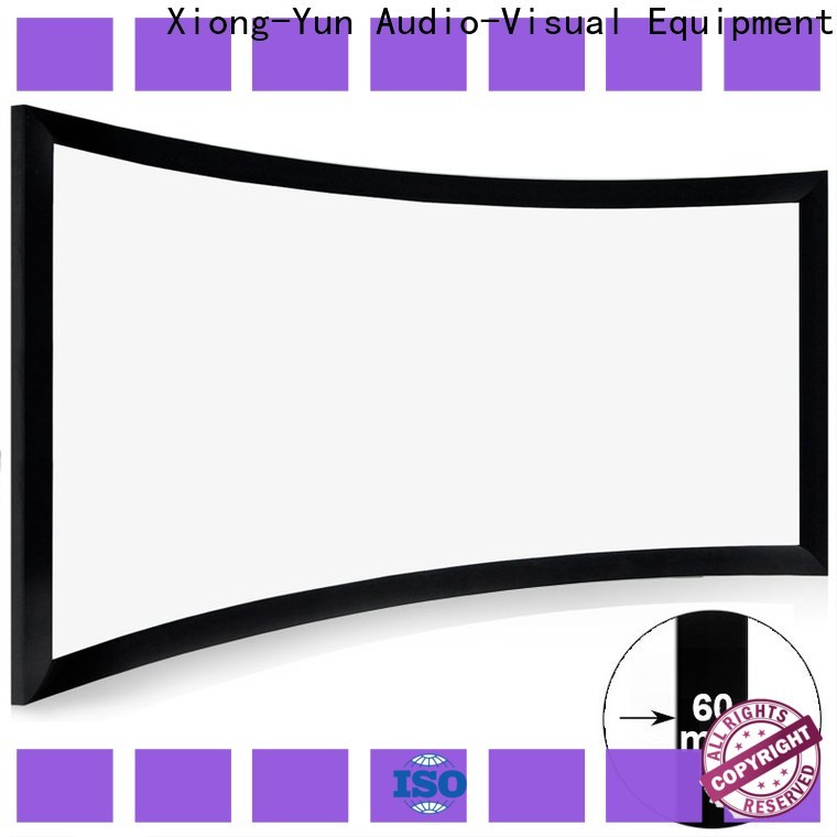 XY Screens curved projector screen factory price for household