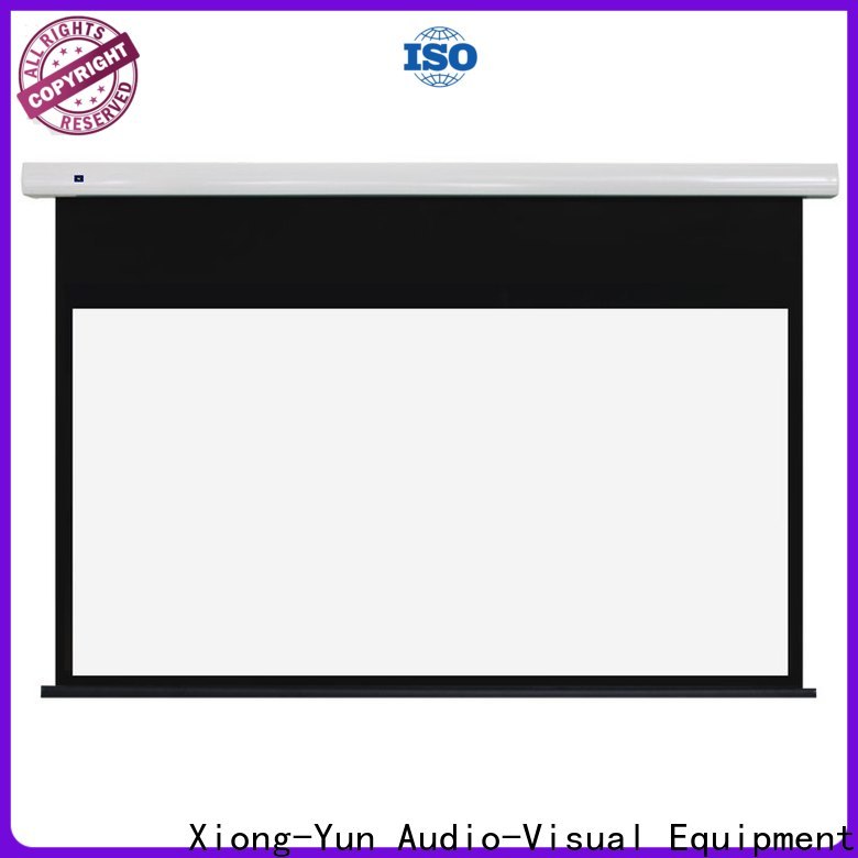 XY Screens intelligent motorised projector screen factory price for rooms