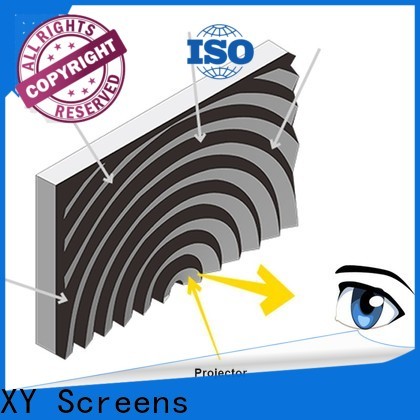 XY Screens light rejecting ultra short throw projector screen customized for computer