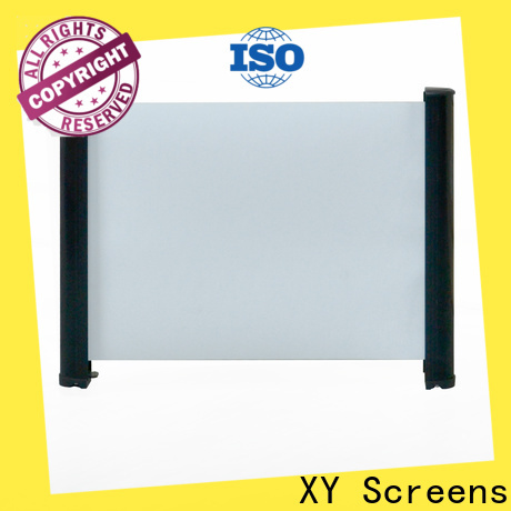 XY Screens retractable tabletop projector factory price for home