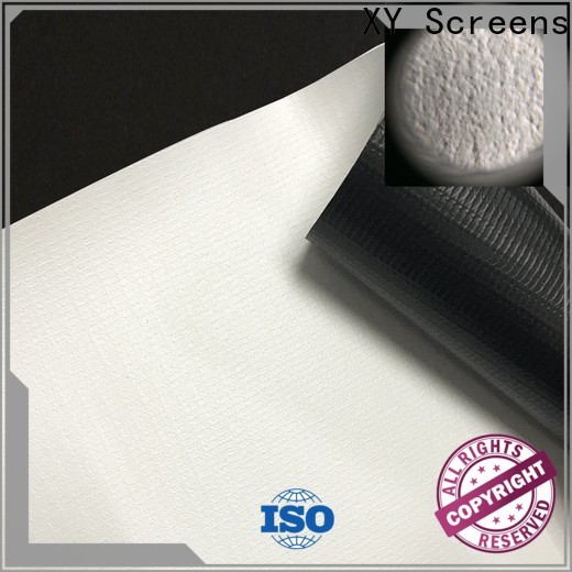 XY Screens standard front fabrics inquire now for thin frame projector screen