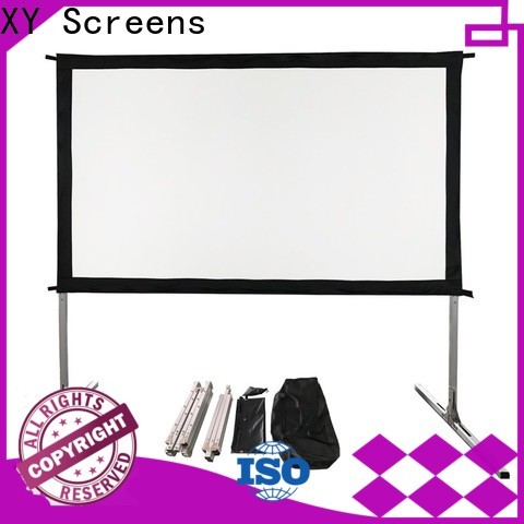 stable outdoor projector screen personalized for public