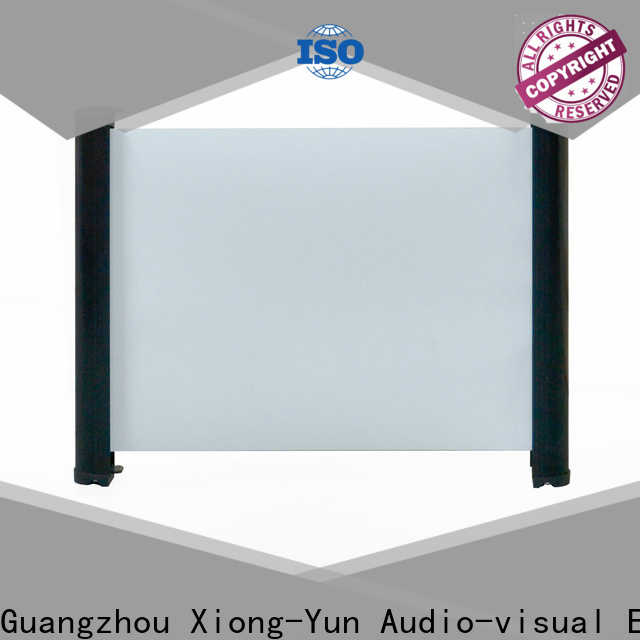 retractable projector screen size factory price for home