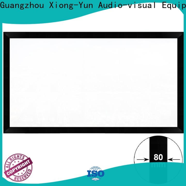 XY Screens movie projector screen supplier for theater
