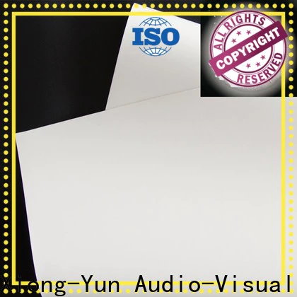 XY Screens normal projector fabric design for thin frame projector screen