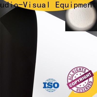 quality front and rear fabric design for projector screen