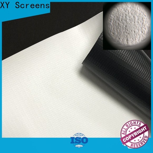 XY Screens hard screen projector screen fabric china design for thin frame projector screen