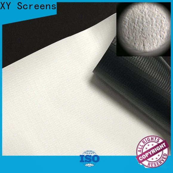 XY Screens hard screen projector screen fabric china design for thin frame projector screen