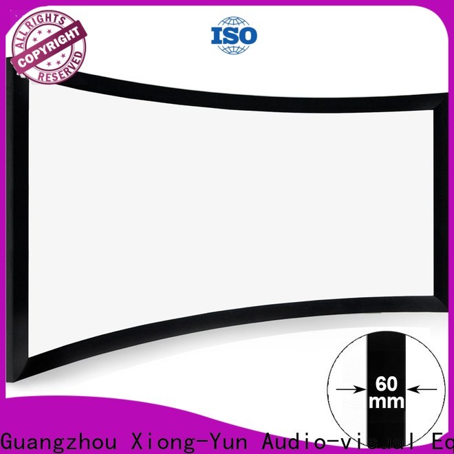 XY Screens Home Entertainment Curved Projector Screens supplier for home cinema