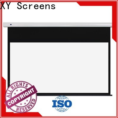 curved Motorized Projection Screen factory price for indoors