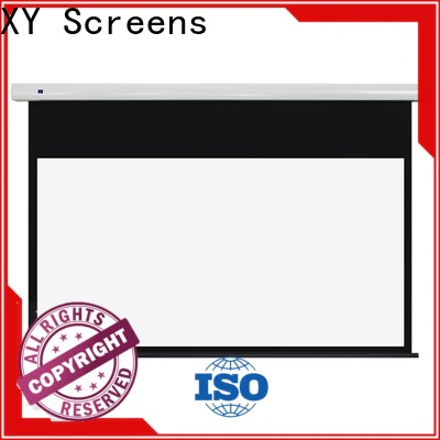 curved Motorized Projection Screen factory price for indoors
