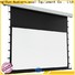 electric tensioned projector screen factory price for home