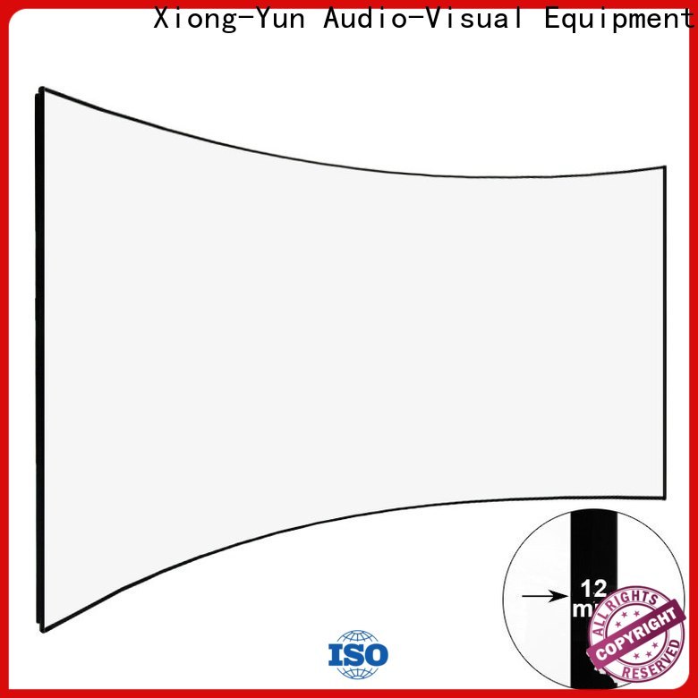 XY Screens Home Entertainment Curved Projector Screens factory price for ktv