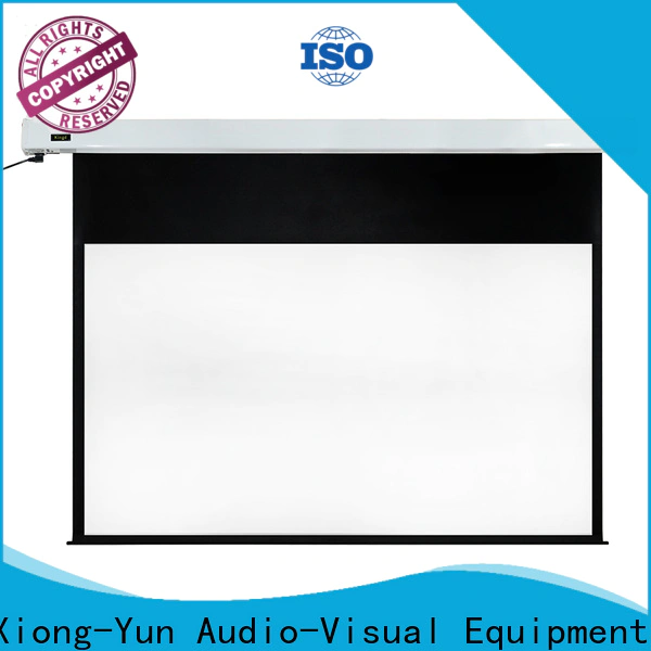 retractable Home theater projection screen supplier for home