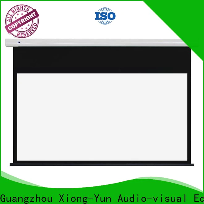 electric Home theater projection screen factory for indoors
