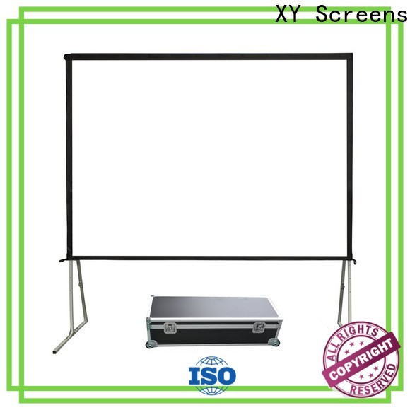 XY Screens stable outdoor retractable projector screen factory price for outdoor