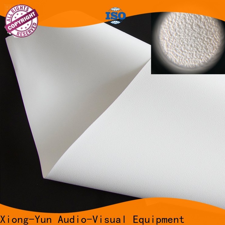 XY Screens durable projector fabric inquire now for fixed frame projection screen