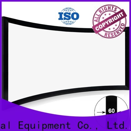 slim curved projector screen factory price for ktv