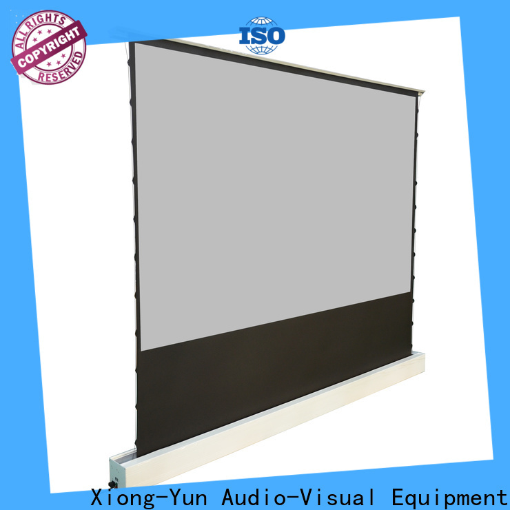 XY Screens white portable pull up projector screen inquire now for indoors