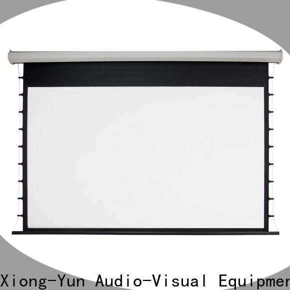XY Screens stable motorized projector screen supplier for home