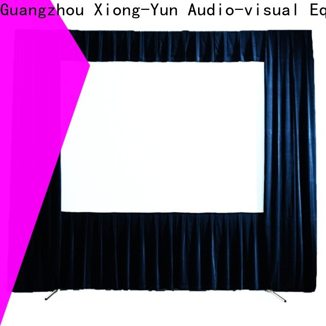 XY Screens outdoor retractable projector screen supplier for park