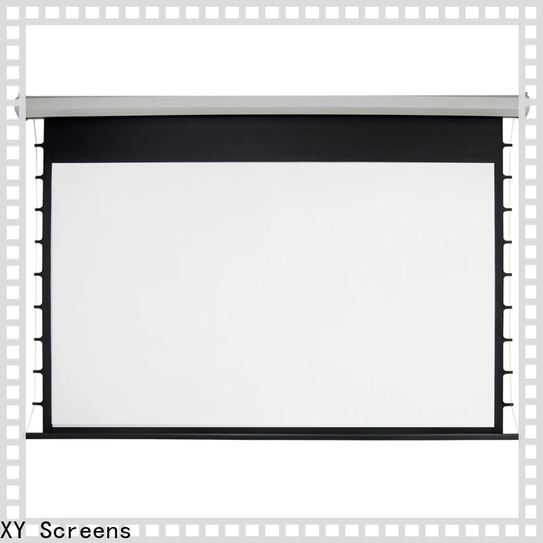 XY Screens motorized screens personalized for theater
