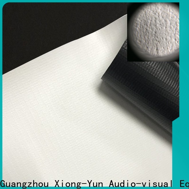 XY Screens durable projector fabric design for fixed frame projection screen