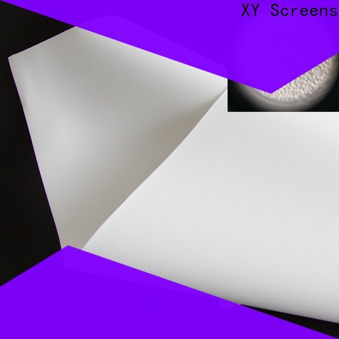 XY Screens professional front and rear fabric with good price for fixed frame projection screen