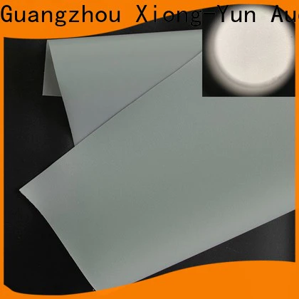 XY Screens transparent projector screen fabric design for fixed frame projection screen