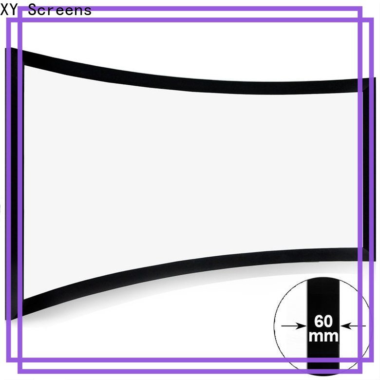 XY Screens mini Home Entertainment Curved Projector Screens factory price for movies