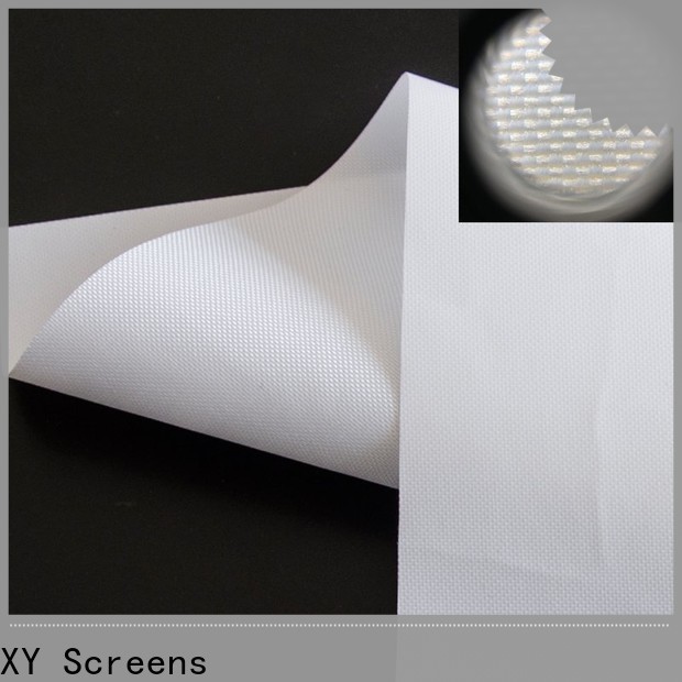 hard Rear Fabrics design for motorized projection screen