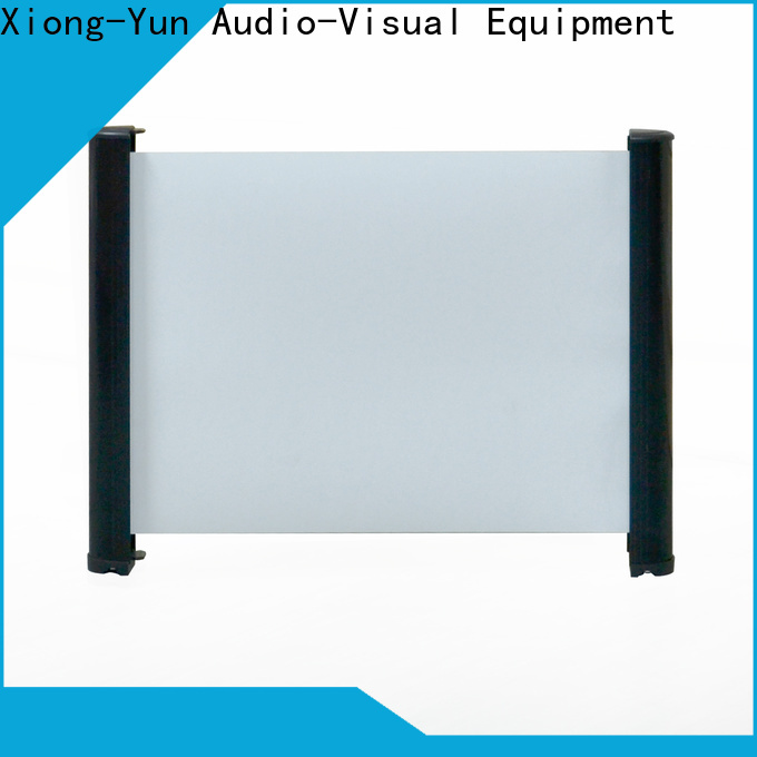 XY Screens retractable table top screen factory price for indoors