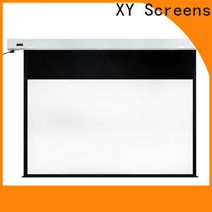retractable motorized screens personalized for theater