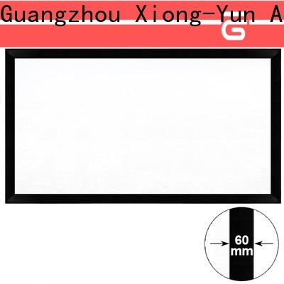 vivid Commercial Fixed Frame Projector Screens with good price for company