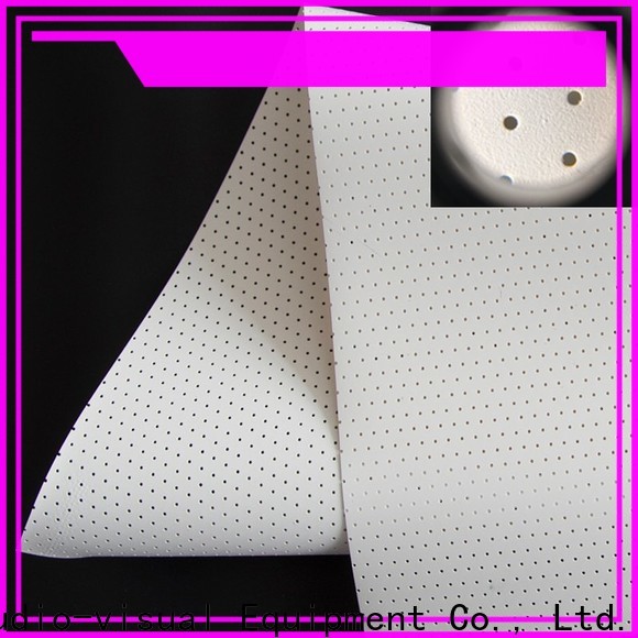 acoustically acoustic screen material customized for projector screen