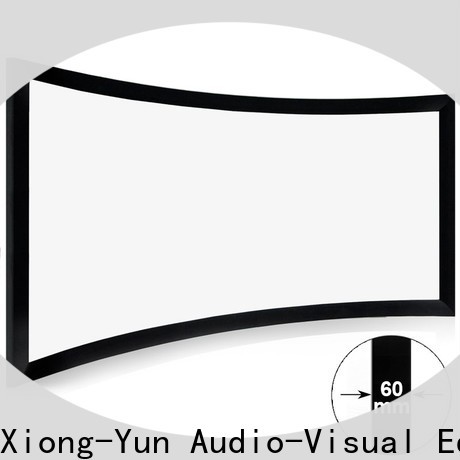 XY Screens slim curved home theater screen wholesale for household