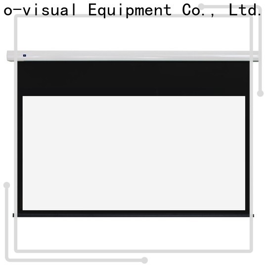 stable electric projector screen factory price for home