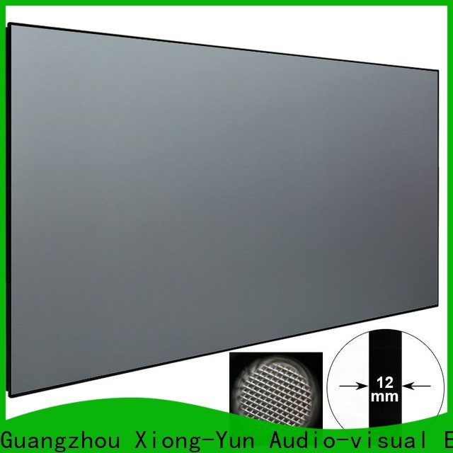 XY Screens ultra short throw projector screen customized for movies