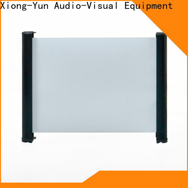 XY Screens retractable tabletop projector screens factory price for living room
