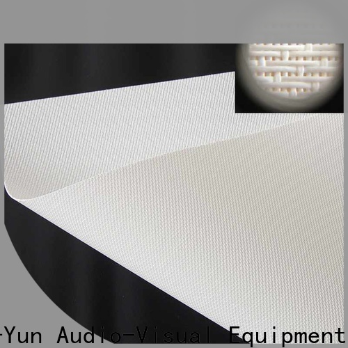 perforating acoustic projector screen manufacturer for fixed frame projection screen
