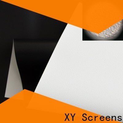 XY Screens hard screen projector fabric with good price for fixed frame projection screen