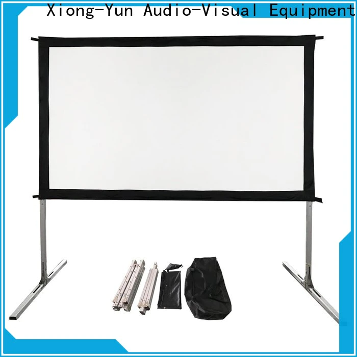 retractable outdoor projector screen supplier for outdoor