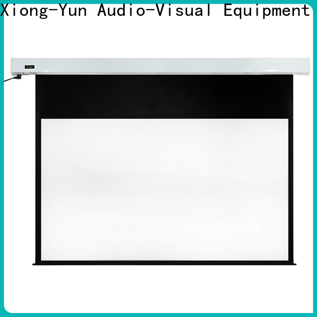curved Motorized Projection Screen factory price for theater