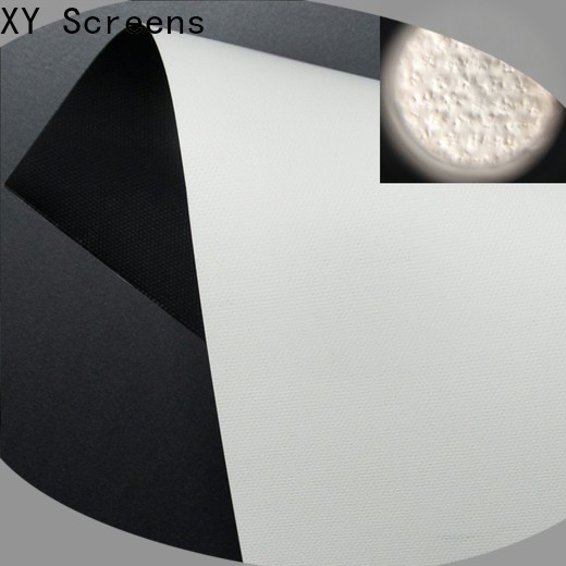 XY Screens metallic front fabrics factory for projector screen
